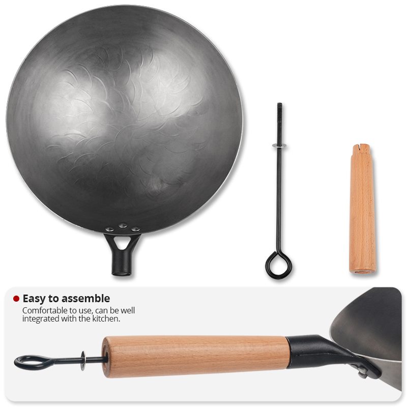 Cinese ferro Wok fatto a mano  - Dosa Pan Iron recensione e prezzo
