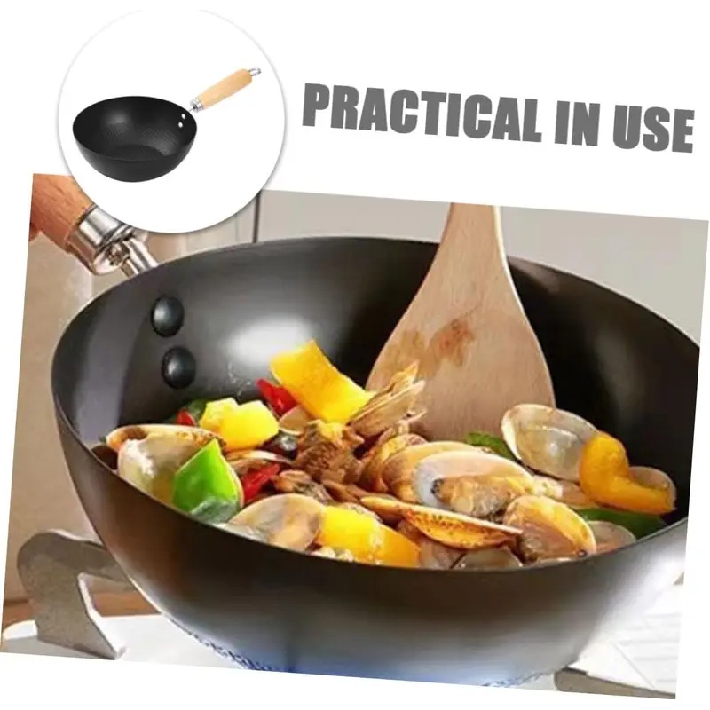 Wok a fondo piatto non rivesti - Dosa Pan Iron recensione e prezzo